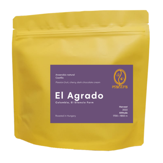 El Agrado szemes kávé Columbiából 250 g
