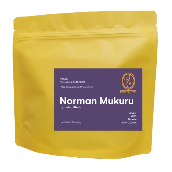Norman Mukuru, Uganda, Szemes kávé 250 g