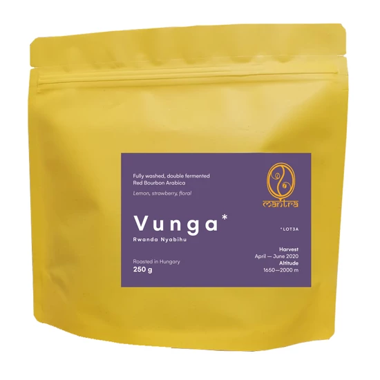 Vunga szemeskávé Ruandából, 250 g